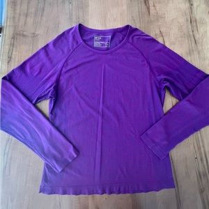 FIGS - Salta Seamless Longsleeve Underscrub in Digital Grape